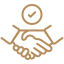 Icono de apretón de manos